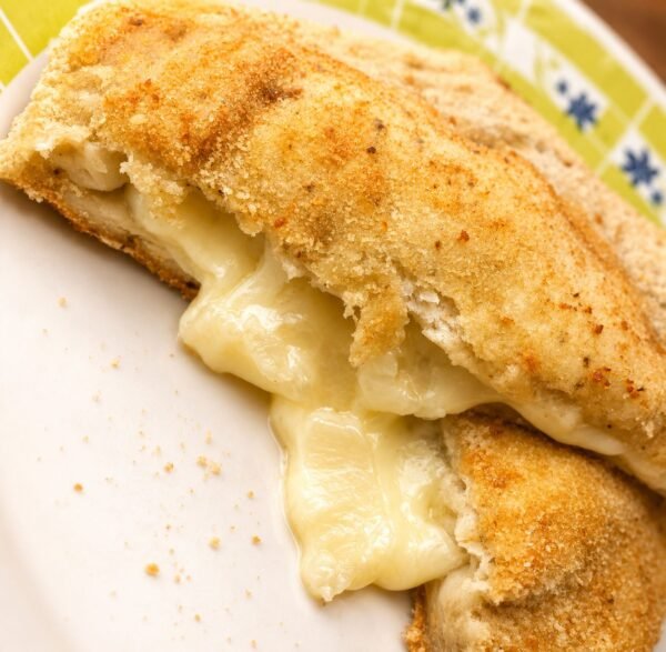 Milanesa de soja con humita